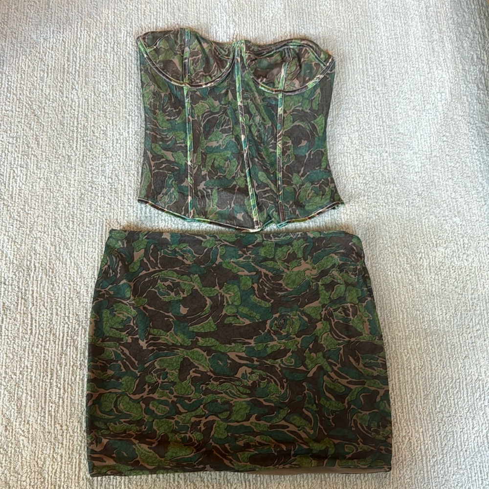 Tiger Mist Corset Set